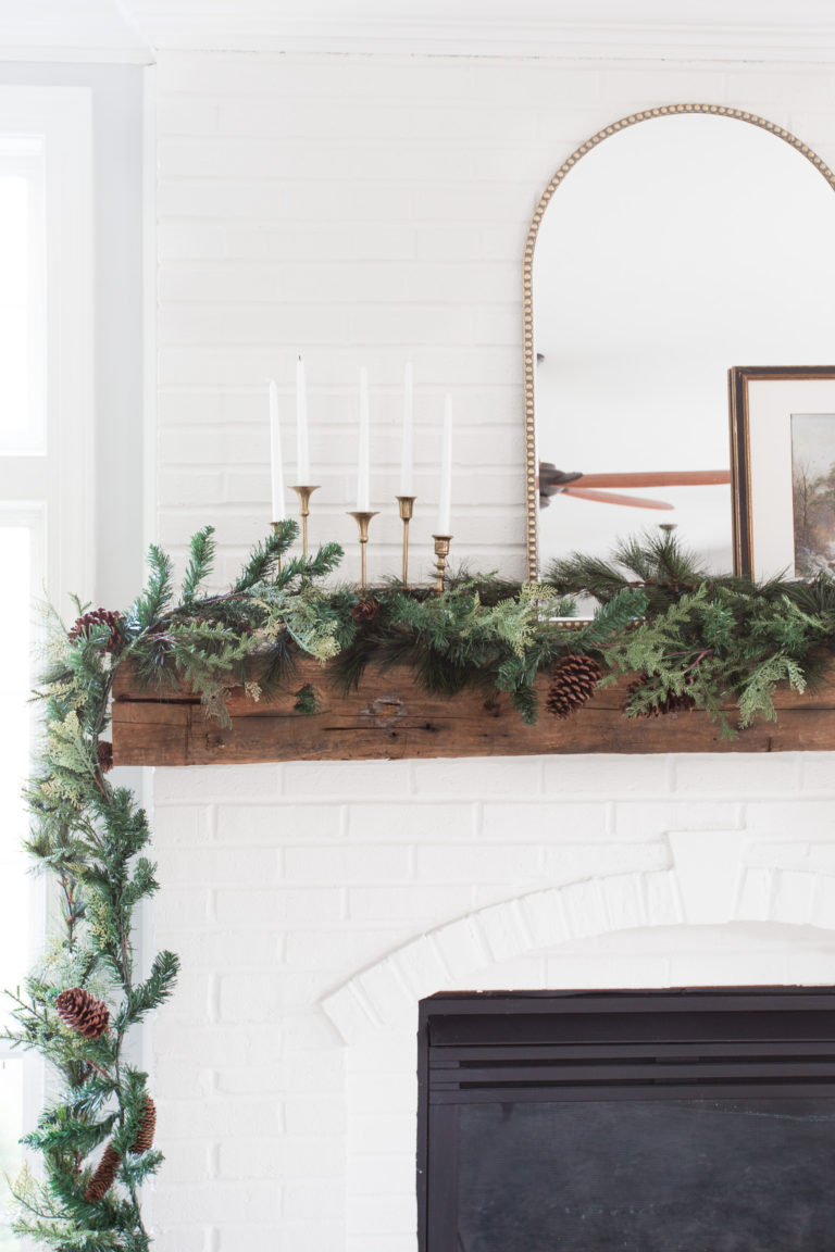 The Best Faux Garland for Christmas Decorating