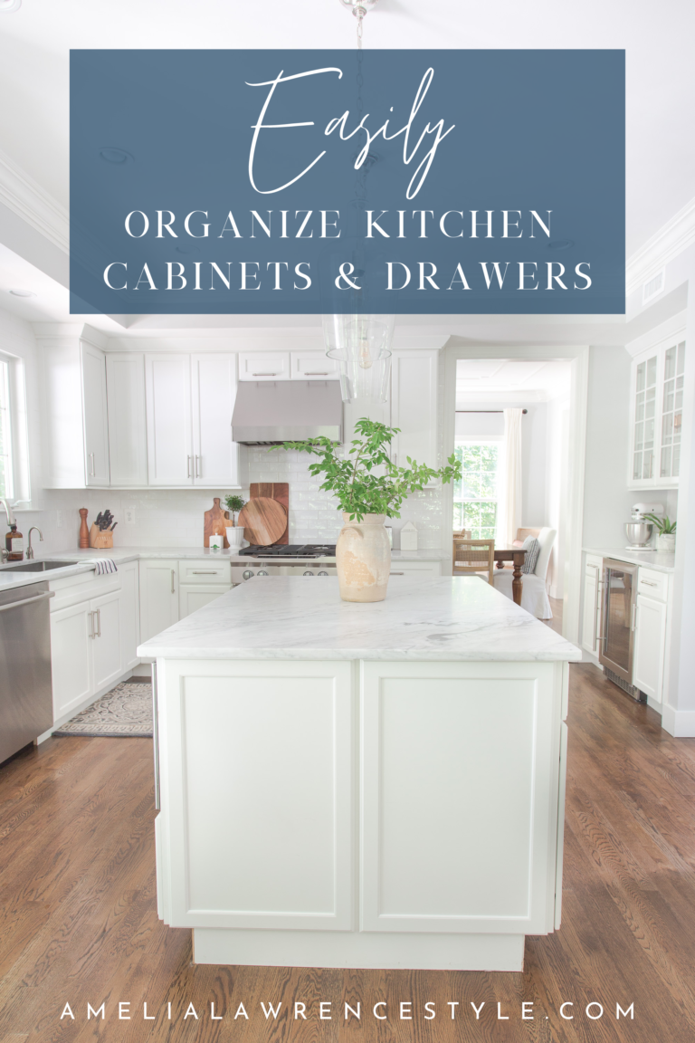 Easily Organize Kitchen Cabinets & Drawers