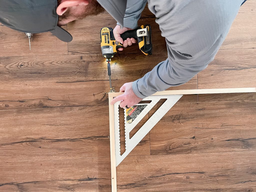 diy large scale art frame
