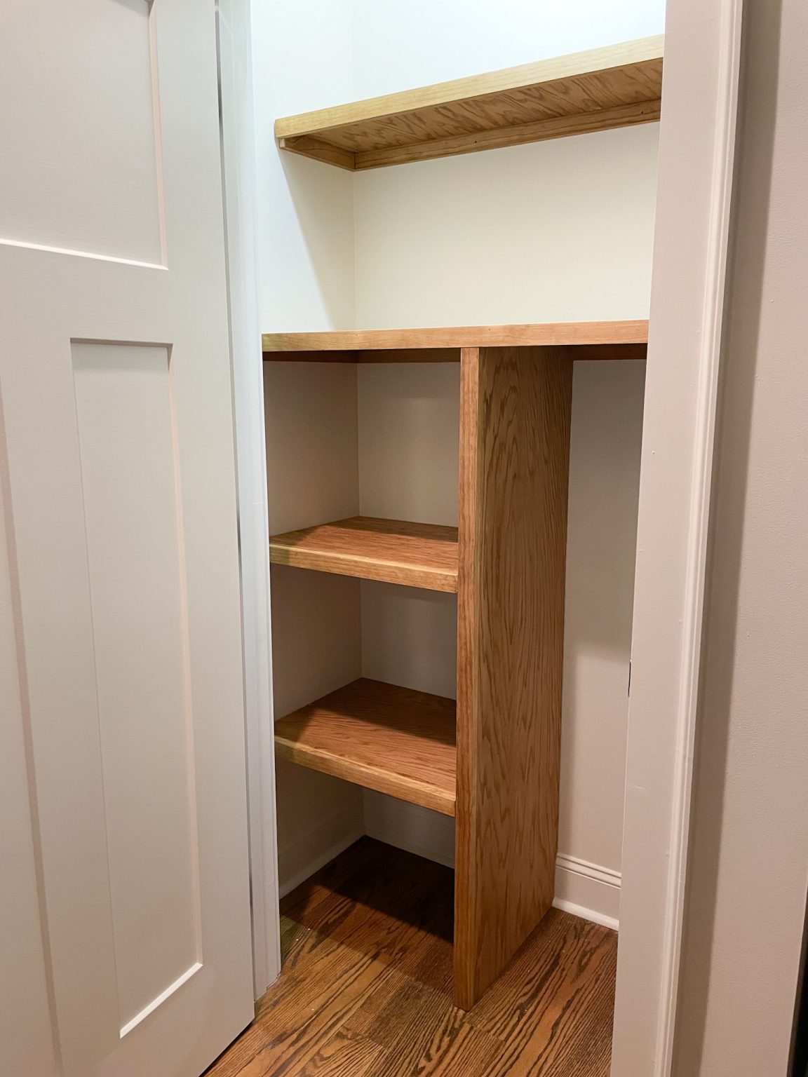 DIY Wood Closet Shelves Amelia Lawrence Style