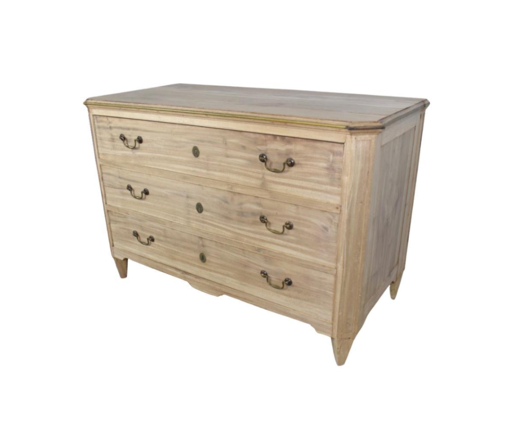 bleached mahogany dresser