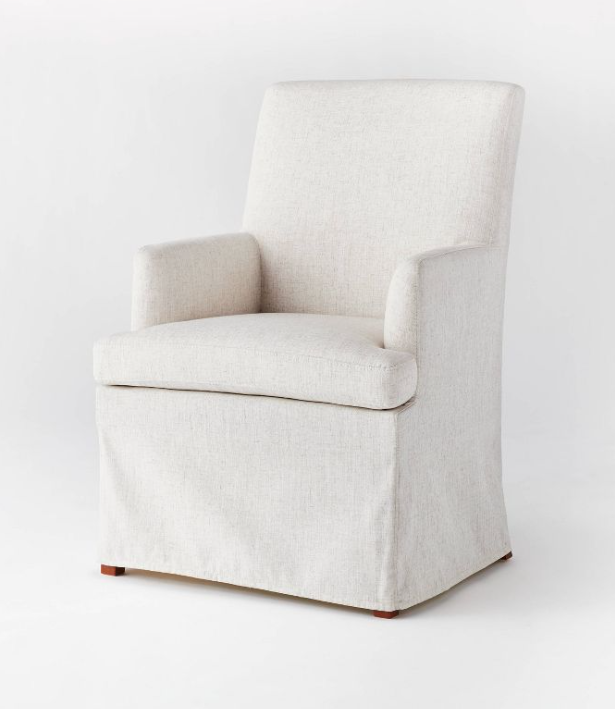 linen upholstered chair