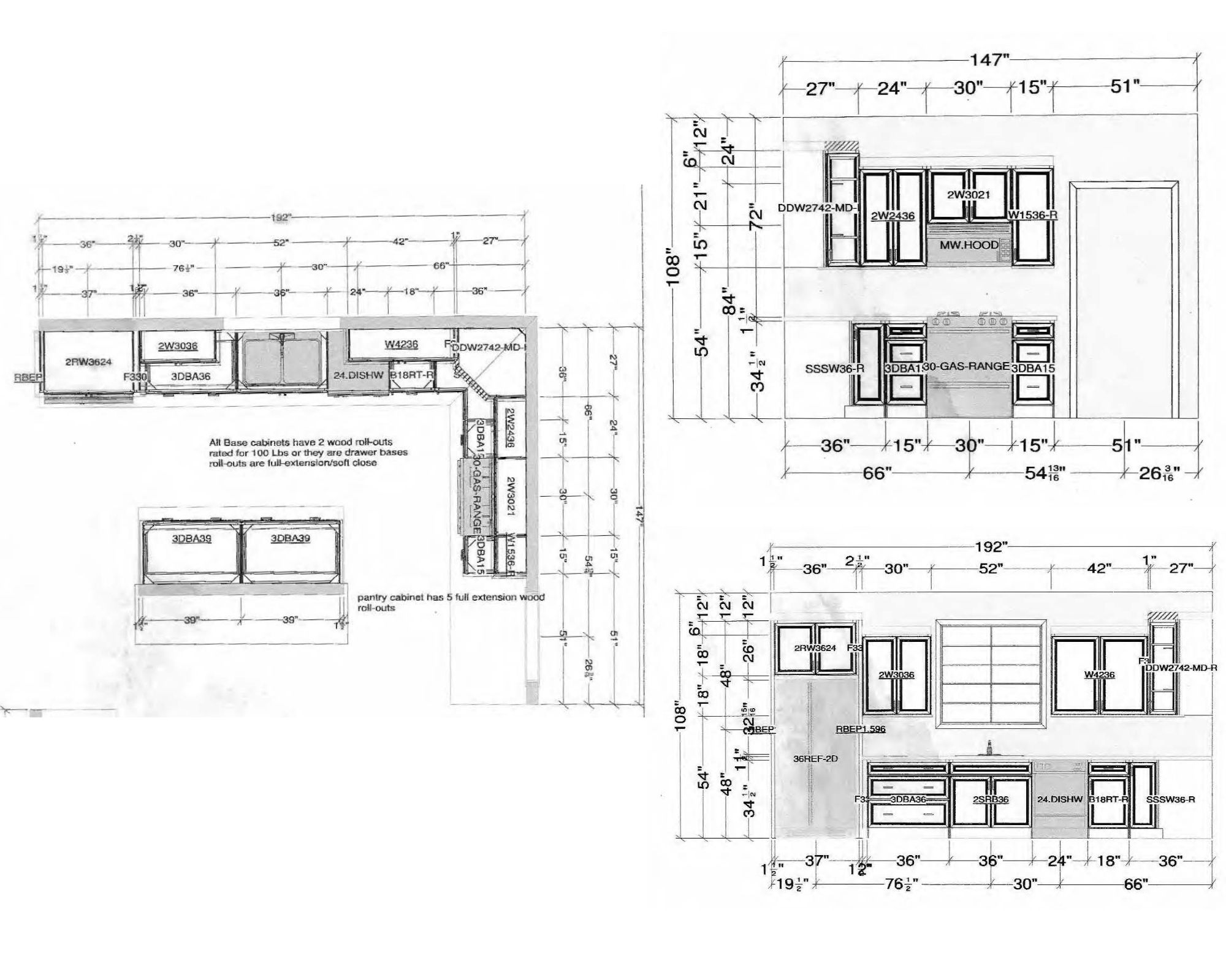 kitchen floor plan images