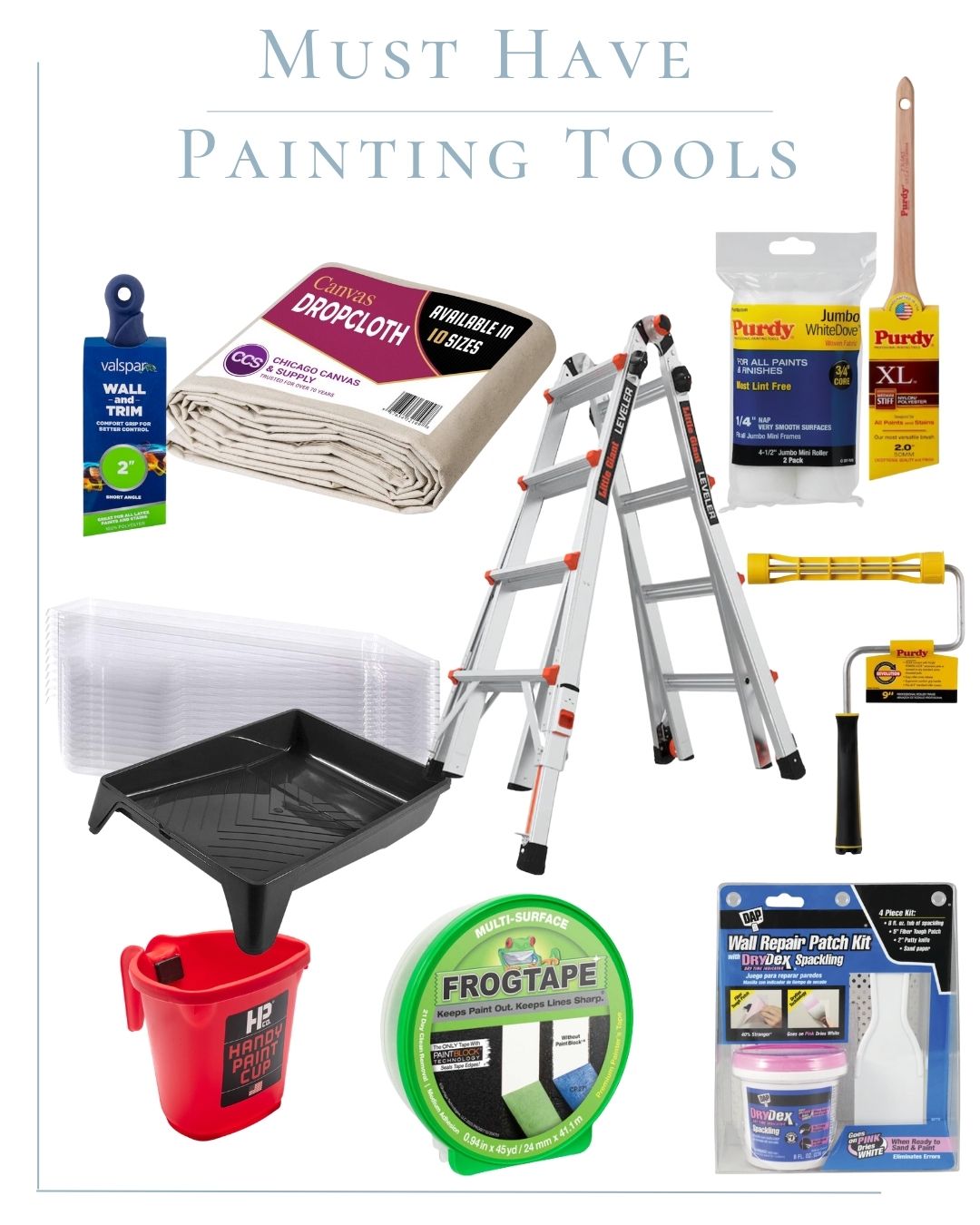 must have painting tools collage