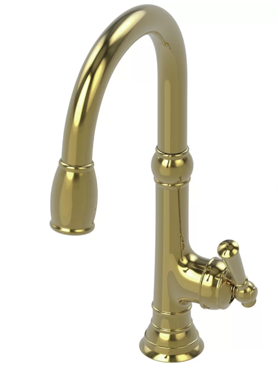 All About Unlacquered Brass Kitchen Faucets Amelia Lawrence