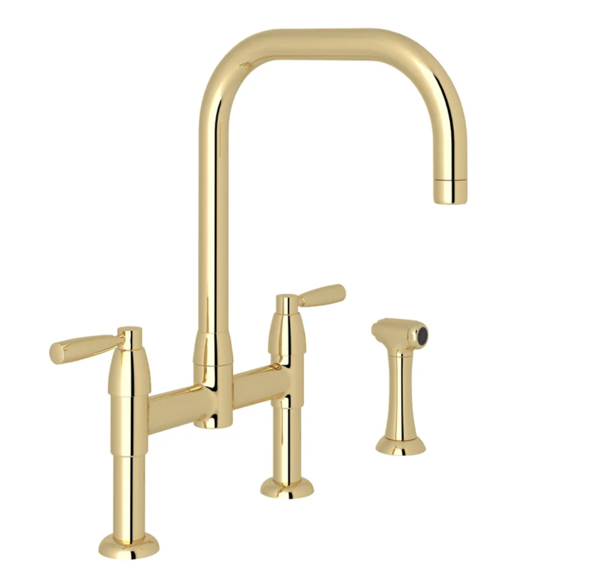 All About Unlacquered Brass Kitchen Faucets Amelia Lawrence