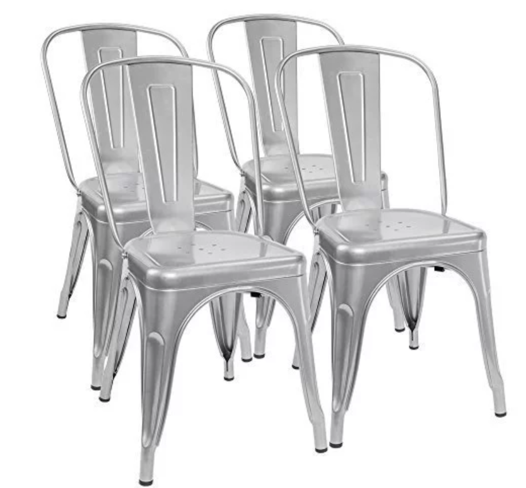 silver chairs