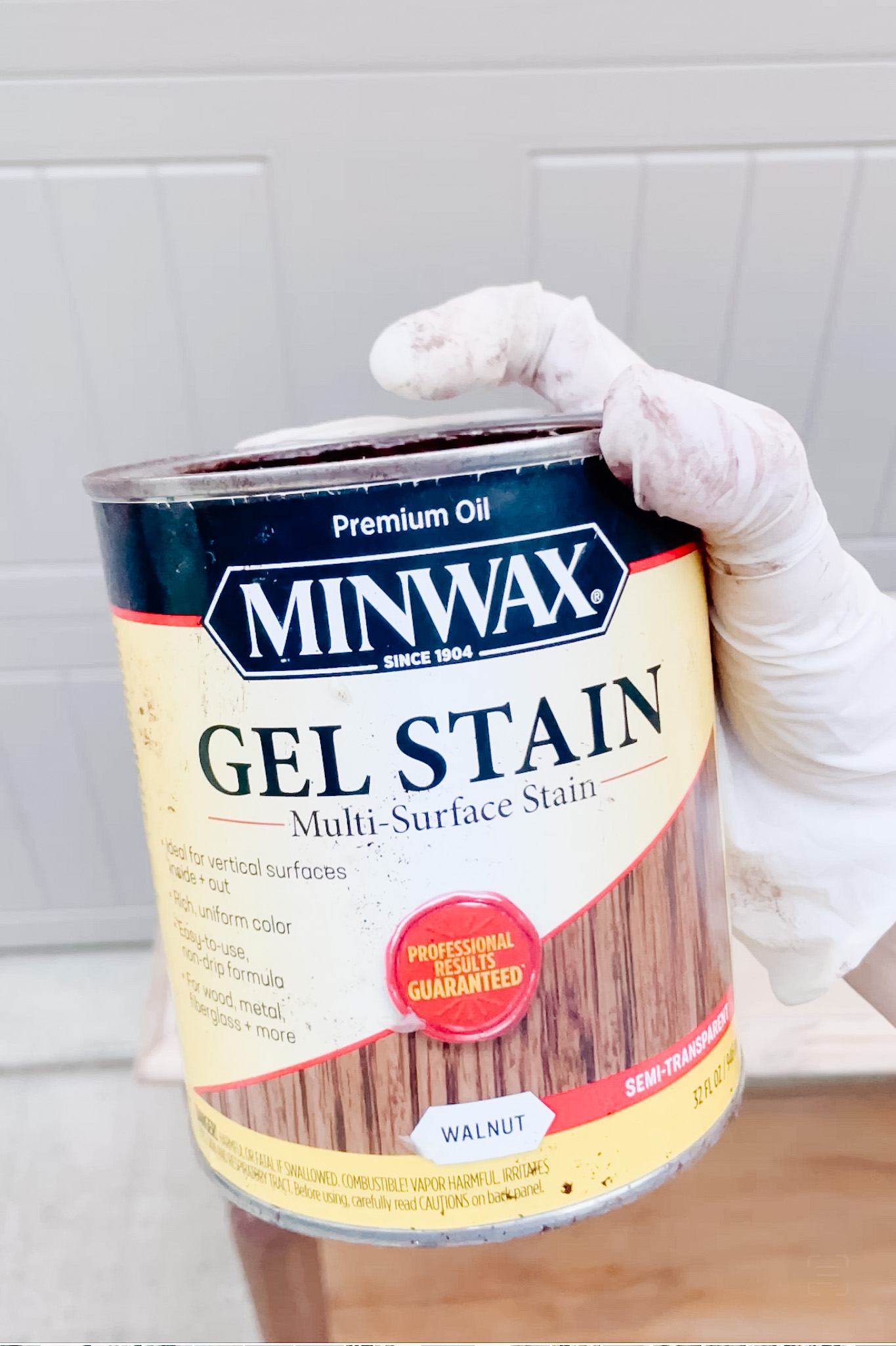 can of gel stain