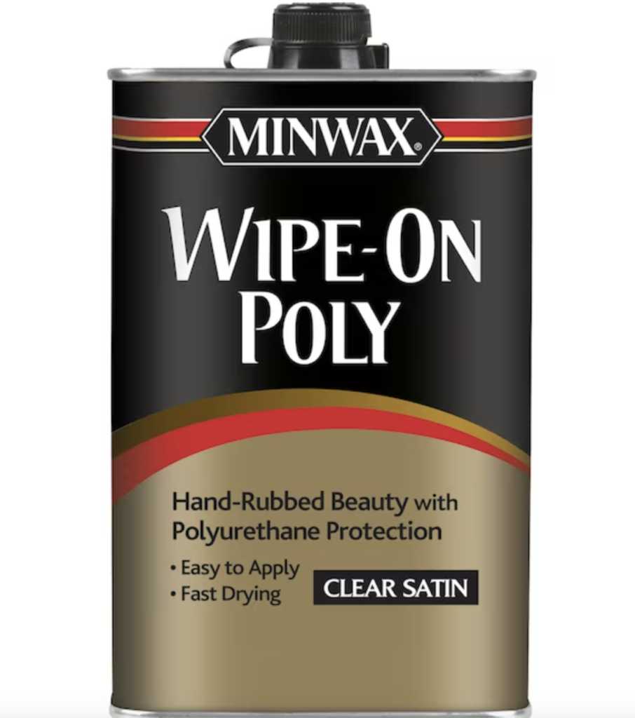 can of wipe on poly