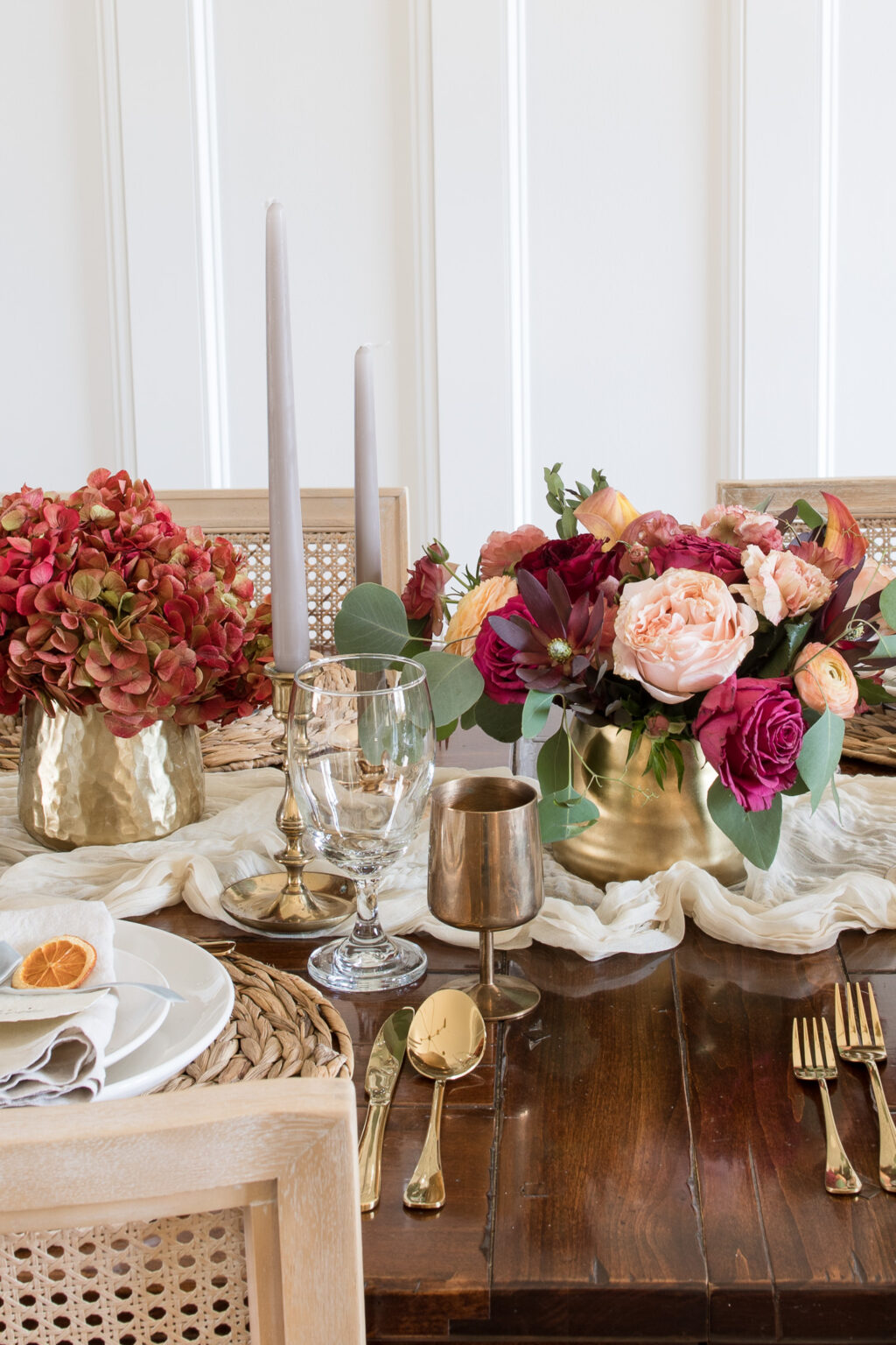 Five Neutral Fall Table Setting Ideas | Amelia Lawrence