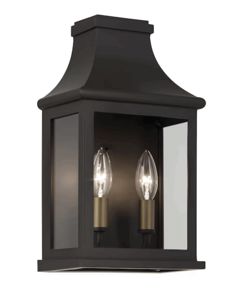 Umber outdoor light fixture