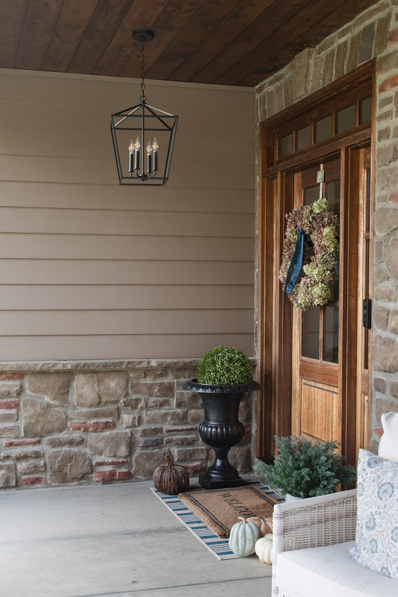 Front Door Light Size Guide - Amelia Lawrence Style
