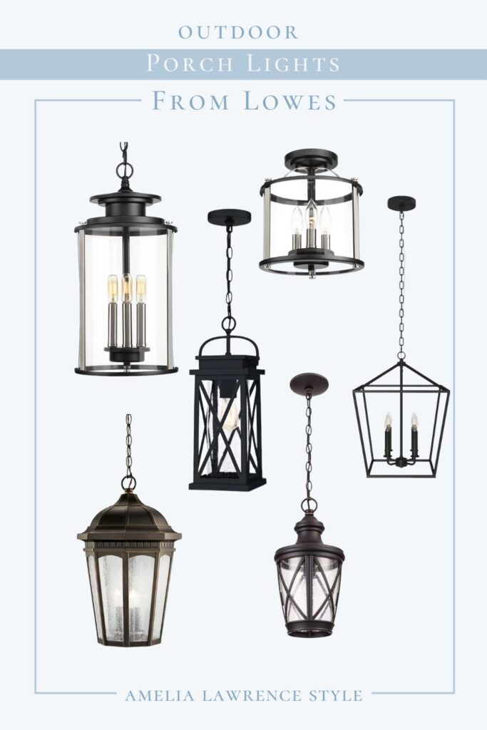 Front Door Light Size Guide - Amelia Lawrence Style